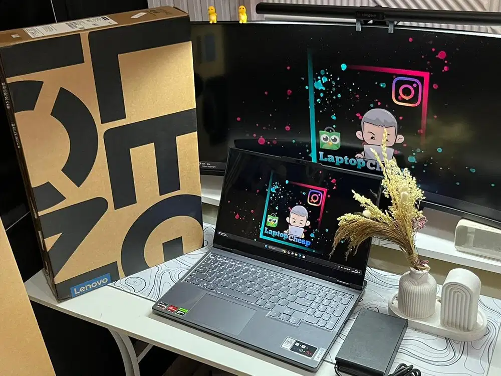 Lenovo Legion 5 RTX 4060 Ryzen 7 7735HS 2.5K 165Hz x Rog Strix Loq Tuf