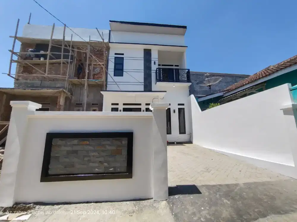 Rumah Dua Lantai Siap Huni Kota Bandar Lampung