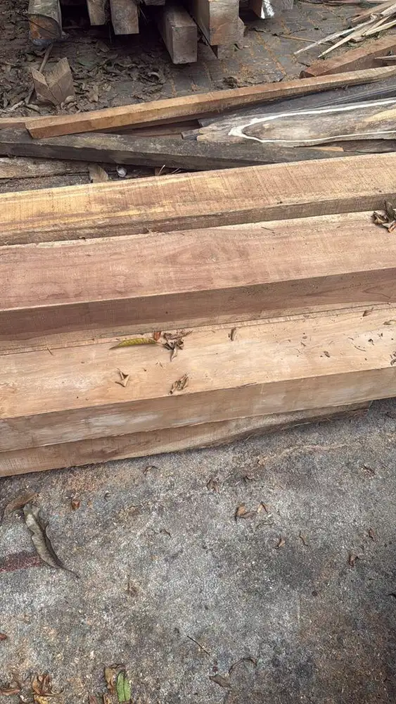 balok kayu jati murah
