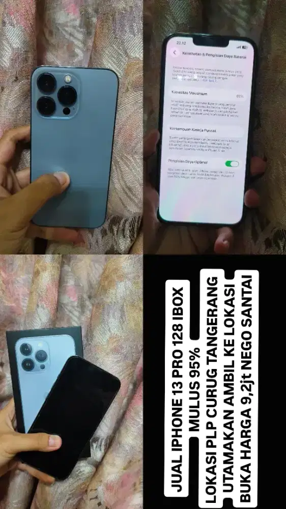 JUAL IPHONE 13 PRO IBOX