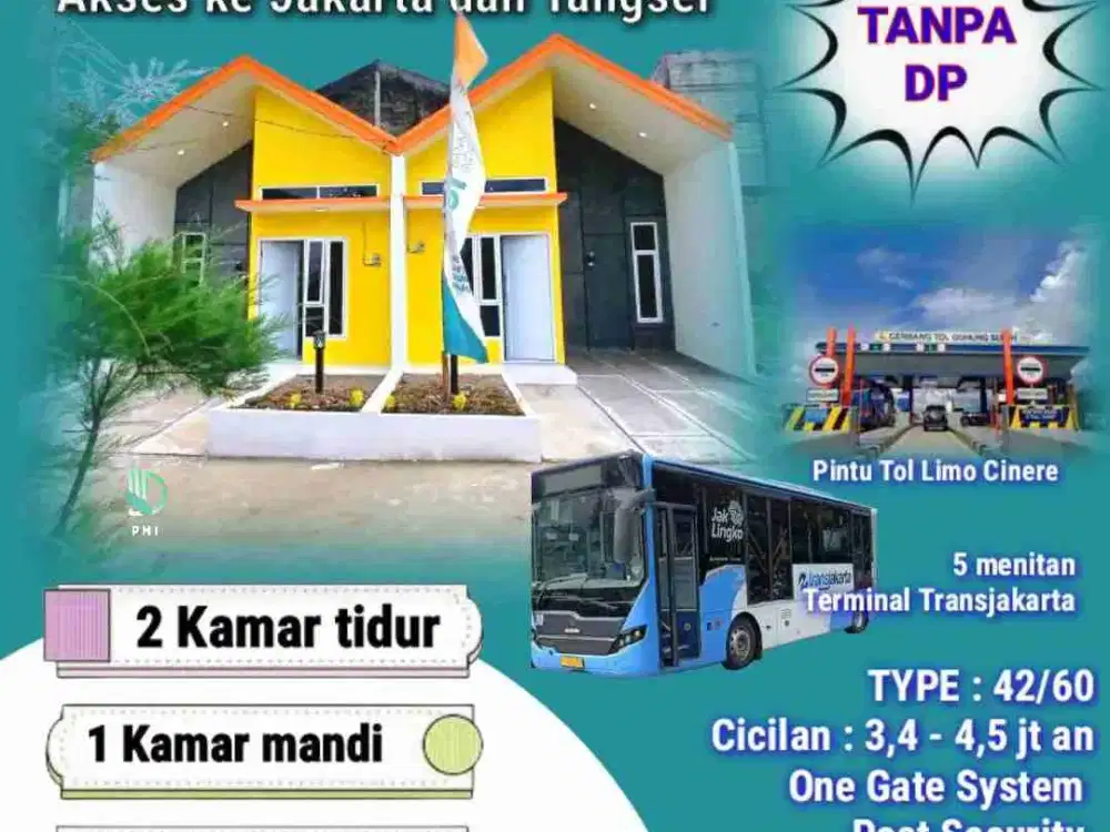 Rumah Murah Di Selatan Jakarta Akses Tol Desari