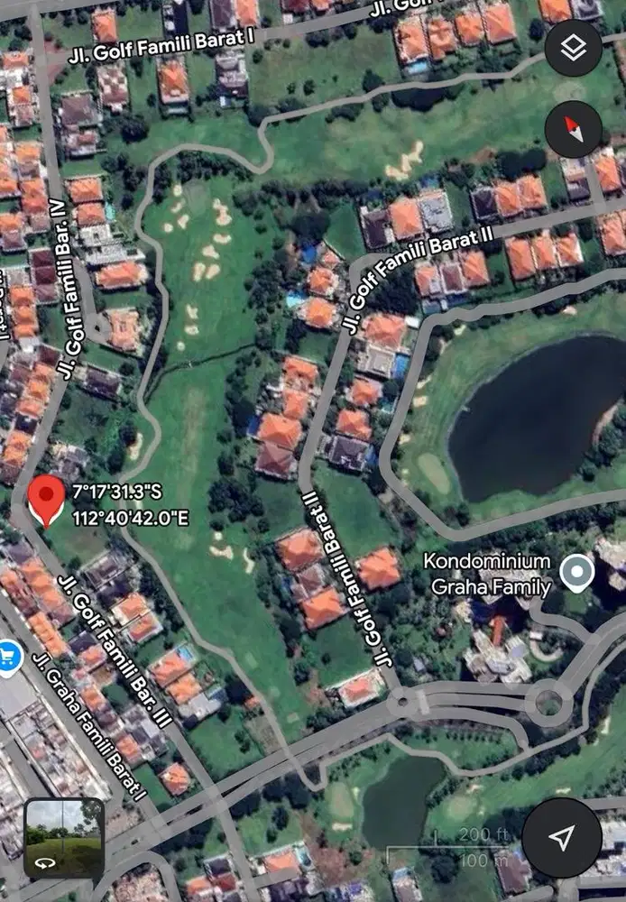 LANGKA! DIJUAL KAVLING GOLF VIEW GRAHA FAMILI / FAMILY BLOK M-1