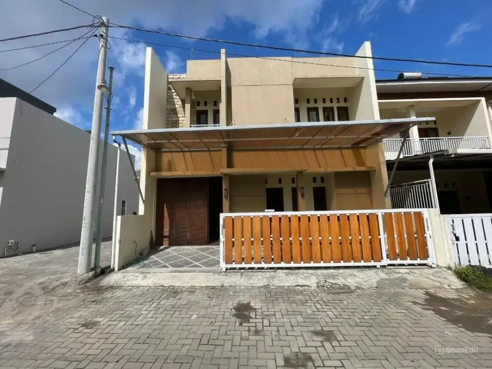 Utara UGM; Rumah Kokoh 2 Lantai 5 Kmr Tdr 4 Kmr Mnd, Akses 6 Meter