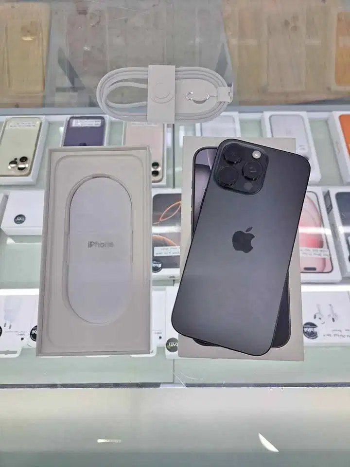 Second Apple IPhone 16 Pro Max 512GB Black Titanium Inter Beacukai