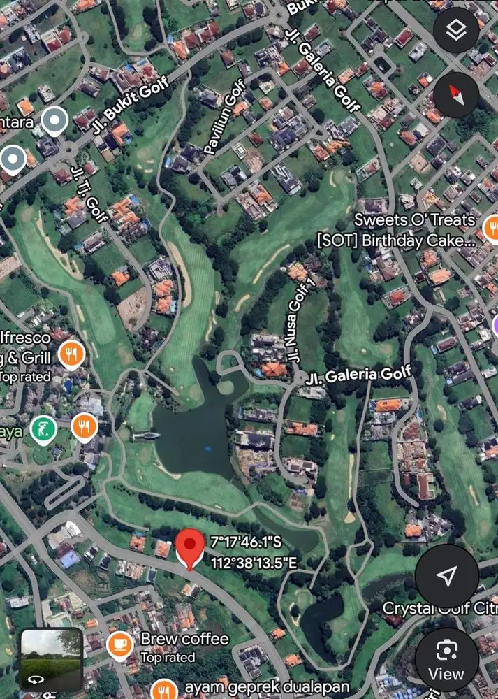 20JT/M2! DIJUAL KAVLING TANAH GOLF VIEW CITRALAND M3/8 LONG GOLF VIEW