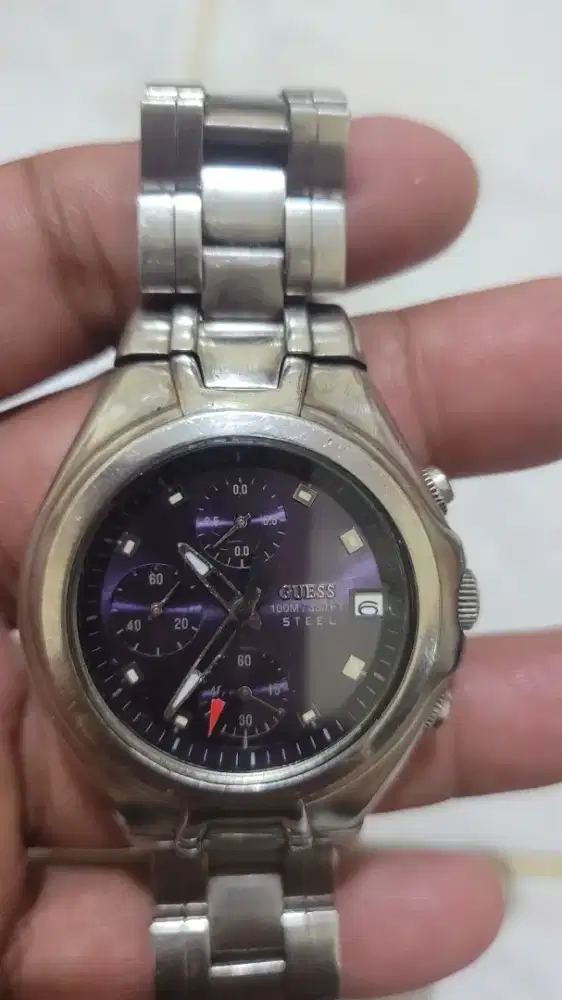 Jam Tangan Pria GUESS Steel  10ATM