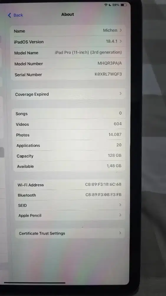 IPAD M1 PRO 128 GB IBOX WIFI ONLY