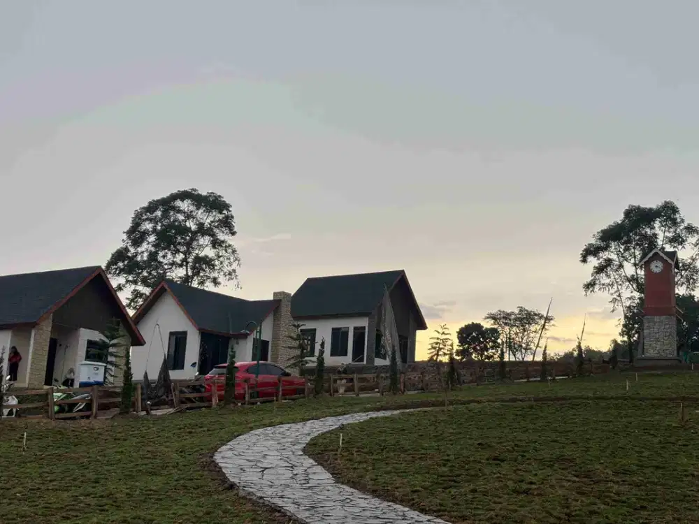 Tanah kavling di puncak 2 view pegunungan Deket tempat wisata dan resort