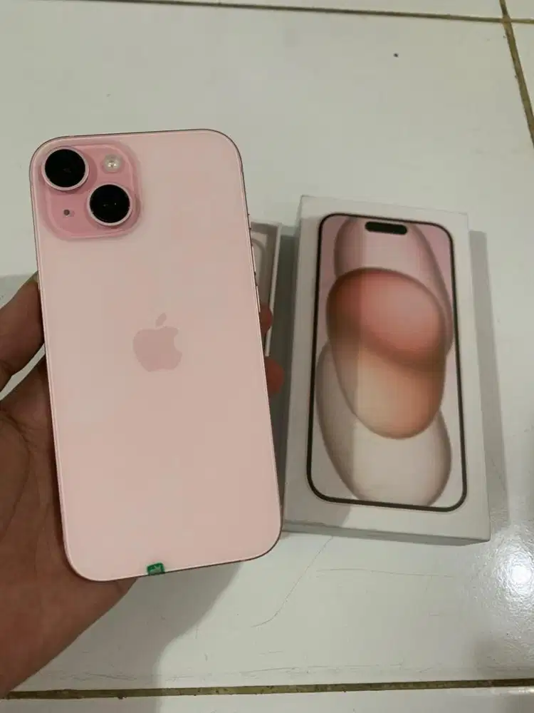 Iphone 15 128gb original fullset mulus no minus
