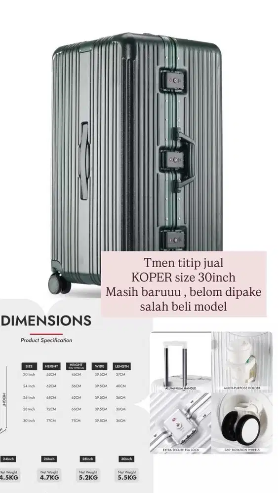 KOPER ROAMING SEMI ALUMINIUM