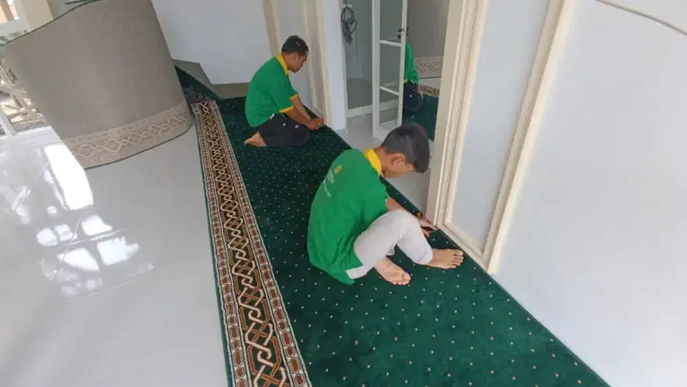 Ambal Sajadah Karpet Masjid Termurah. Tersedia Lokal maupun Import