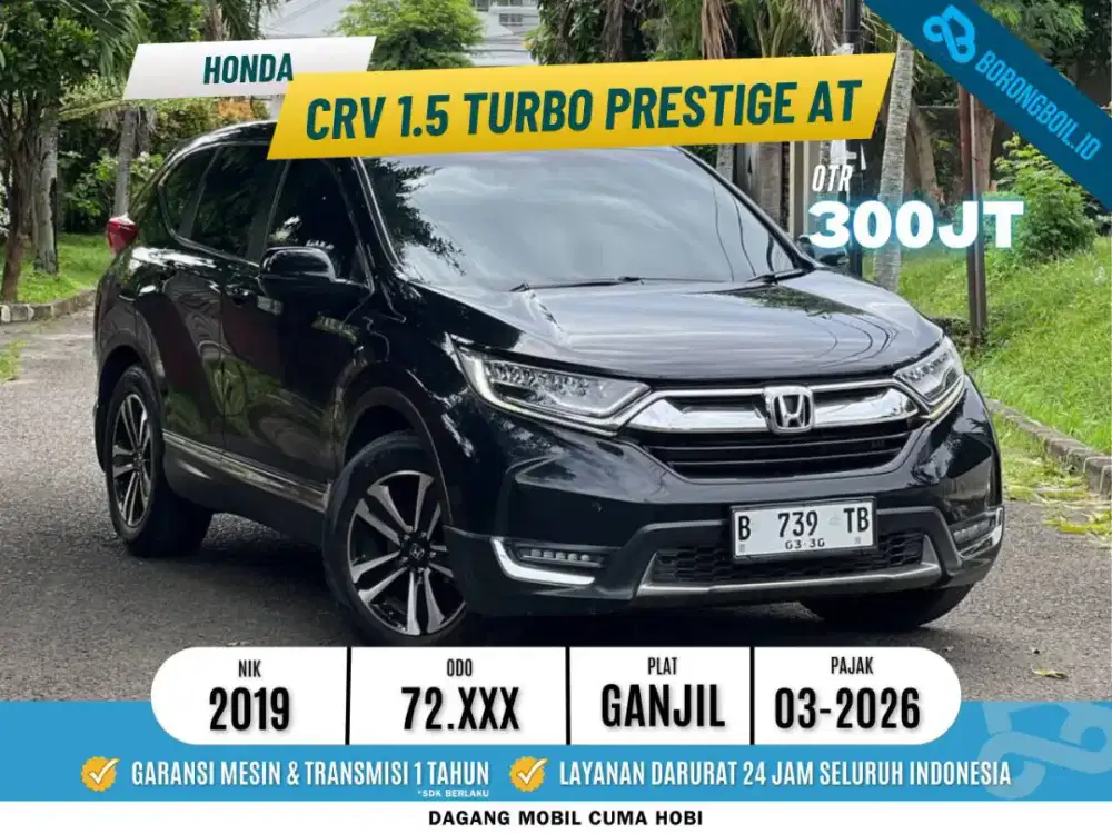[TERMURAH] HONDA CRV 1.5 TURBO PRESTIGE AT 2019