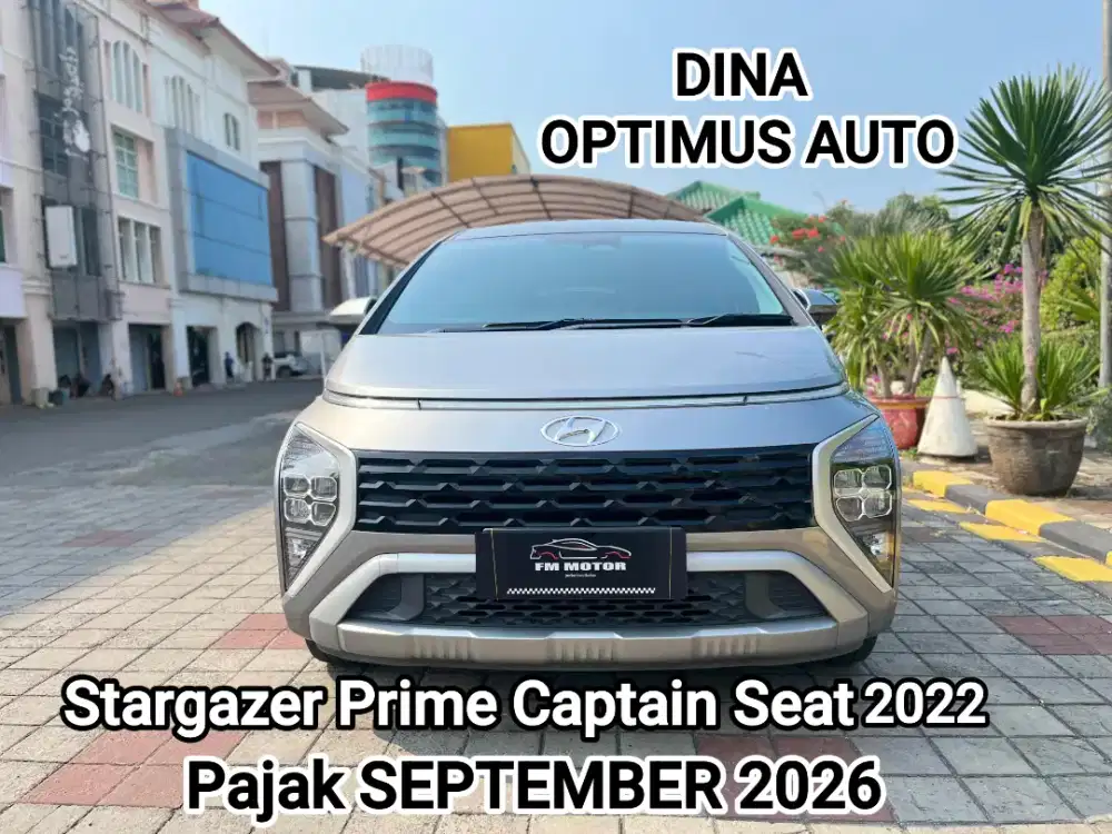 Hyundai Stargazer Prime Captain Seat 2022 Automatic 1.5, Pajak Panjang