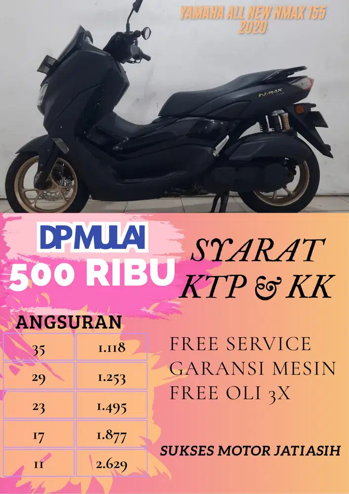 YAMAHA ALL NEW NMAX 2020 DP MURAH BISA CASH/KREDIT MENGGUNAKAN CC