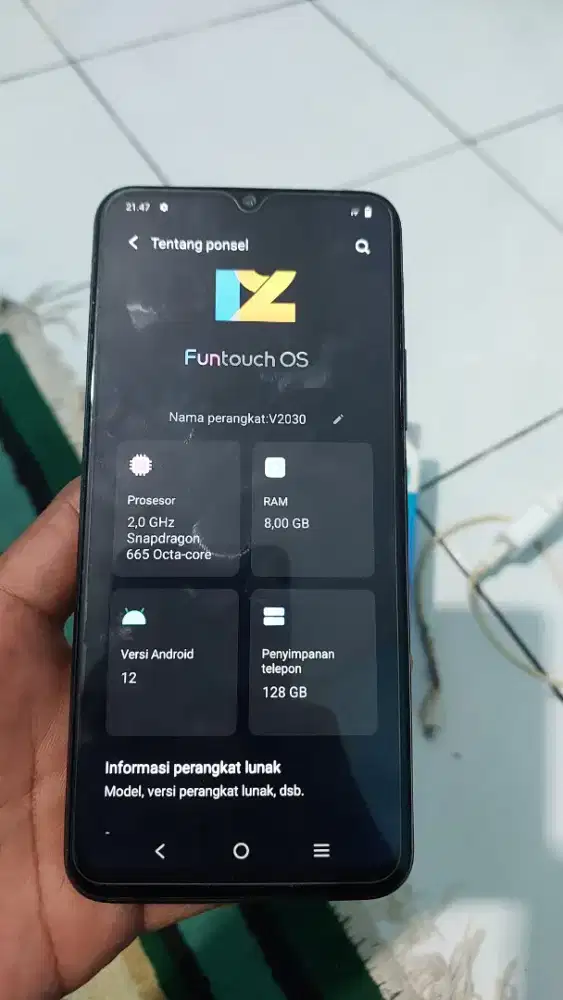 Hp Vivo y51 ram 8/256
