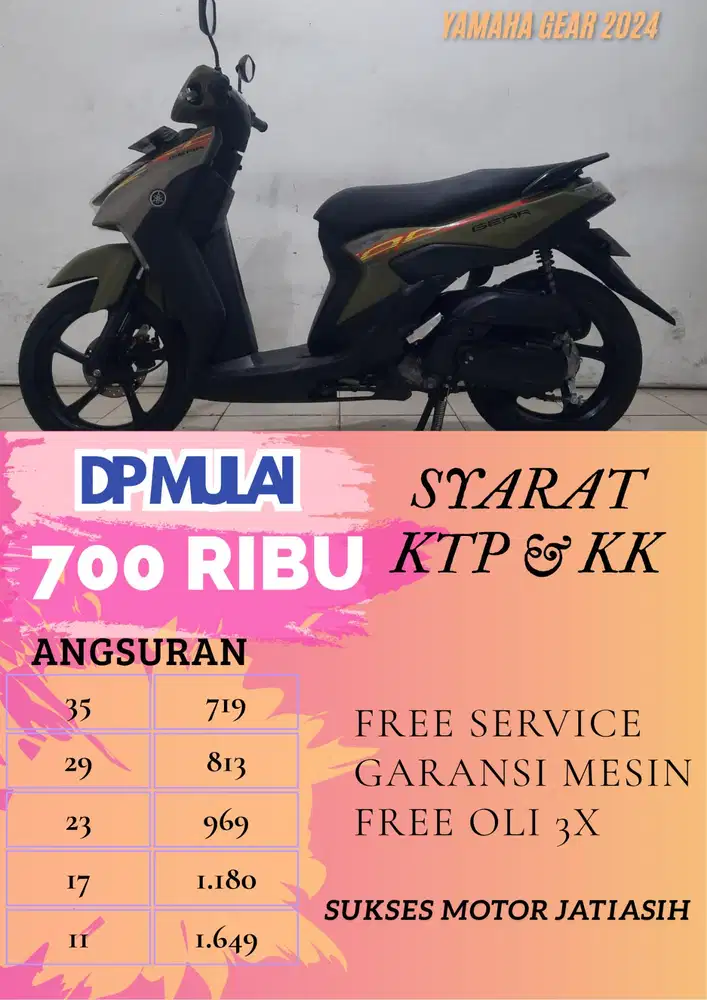DP MURAH YAMAHA FREEGO 2024 BISA CASH%KREDIT MENGGUNAKAN CC