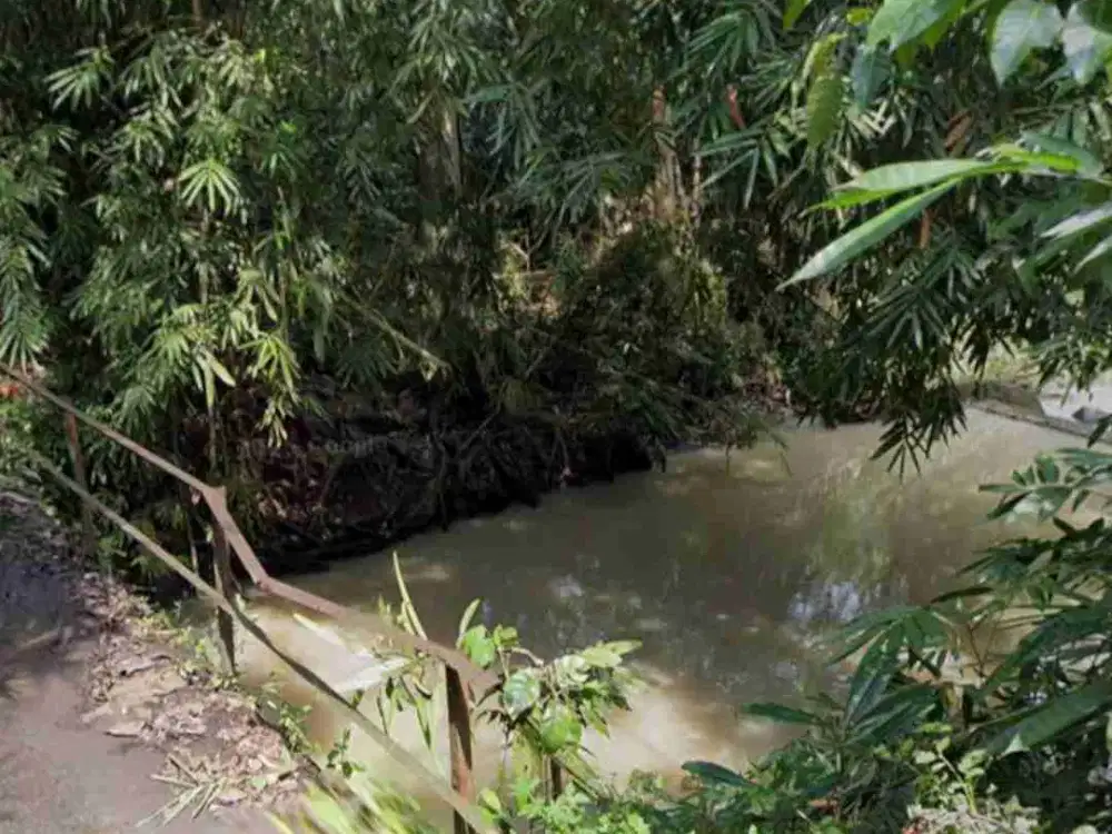 Tanah Kebun Pinggir Sungai dekat Pantai Kelecung Bali