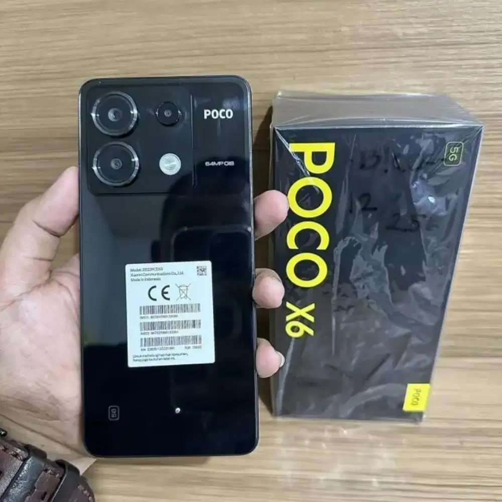 Poco X6 5G Ram 12/256 GB Mulus Fullset No Minus Garansi Cod/Antar