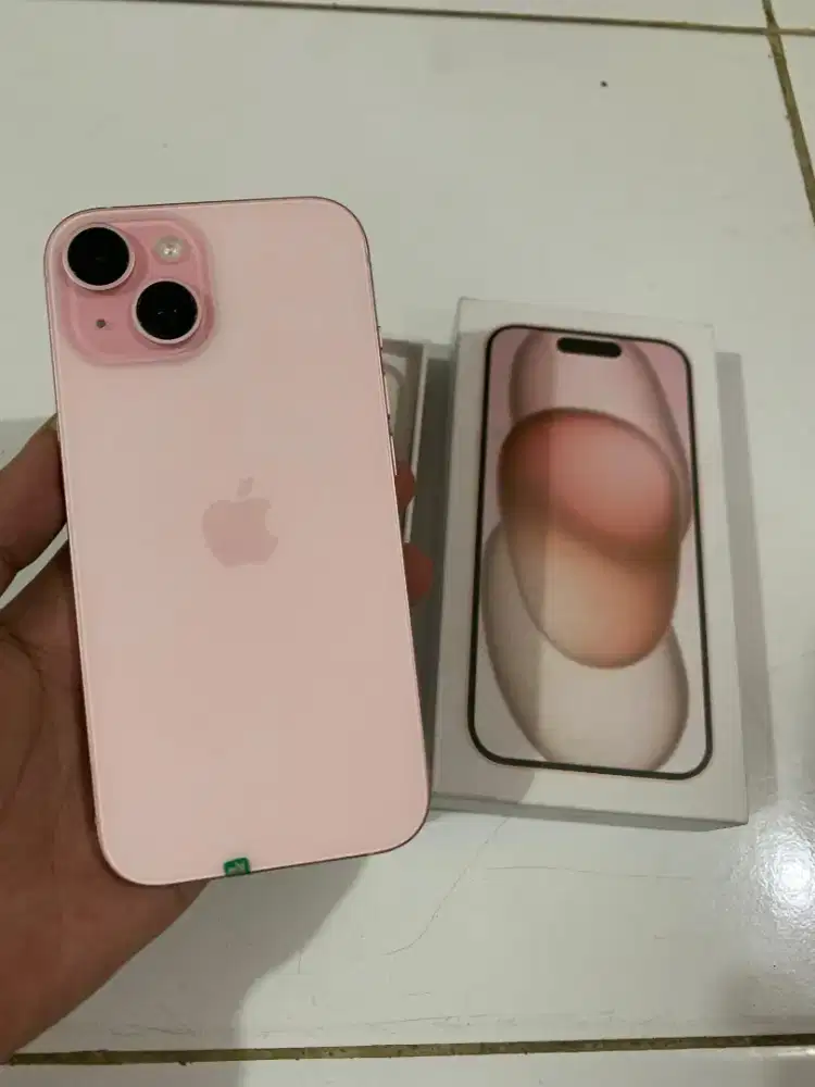 iPhone 15 128gb fullset mulus no minus