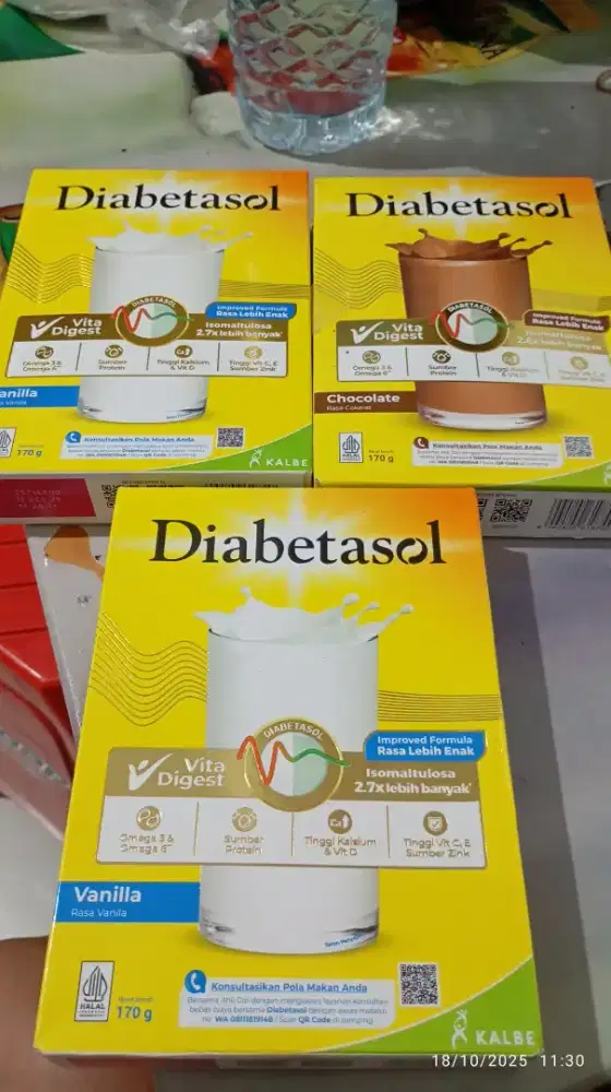 Susu DIABETASOL Baru, 120rb/3box