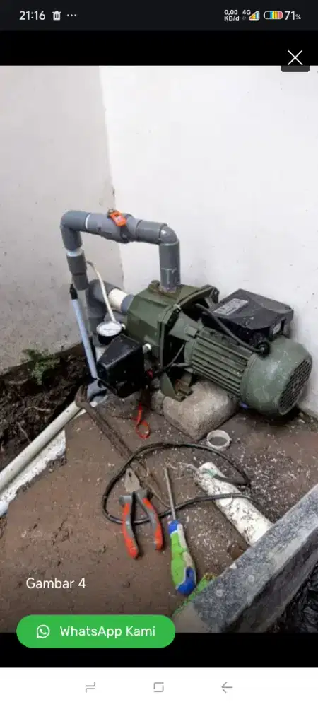 SERVICE PANGGILAN POMPA AIR { JETPUMP / SIBEL / SUMUR BOR }