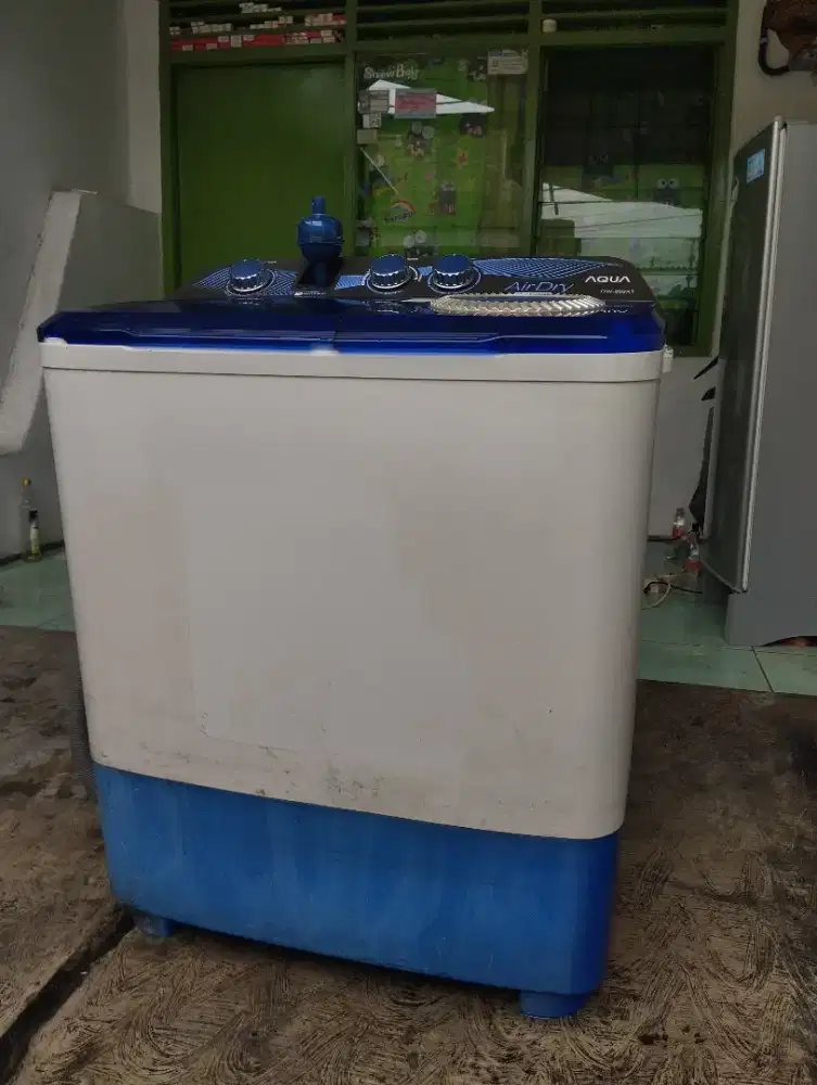 Mesin Cuci aqua 2 tabung 8kg