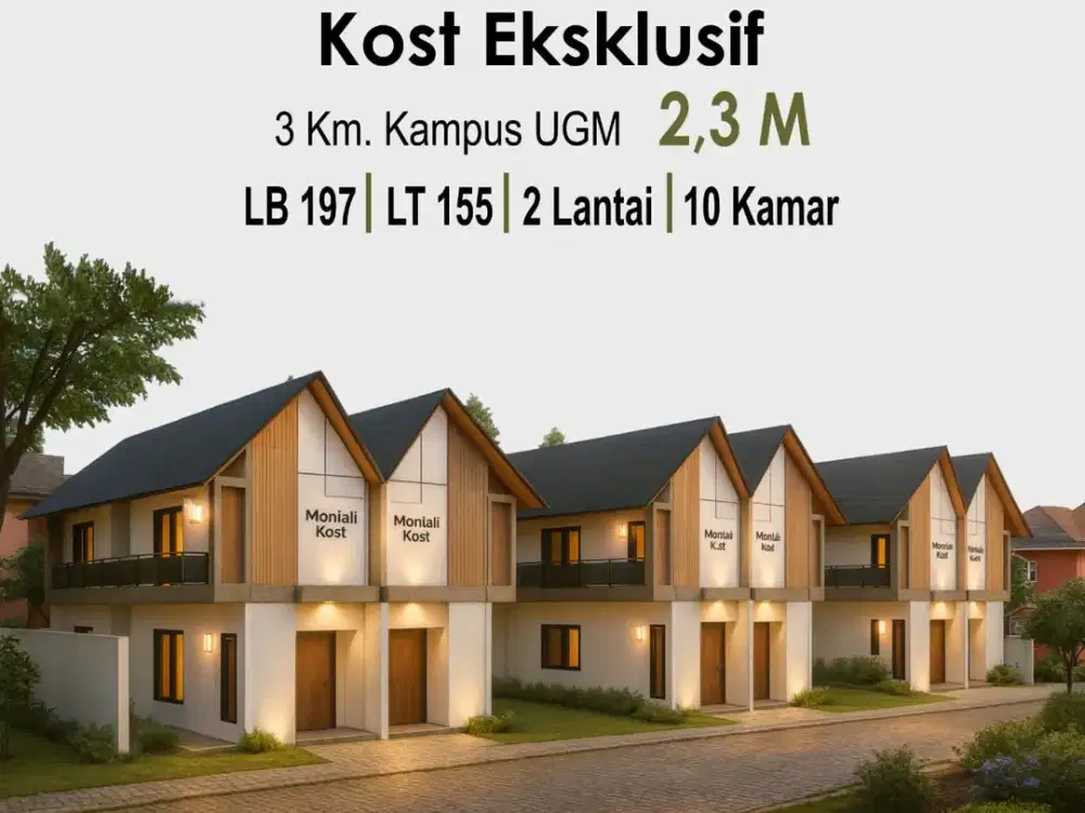 Ring Road Jombor, Kost 10 Kamar Mandi Dalam, 2 Lantai