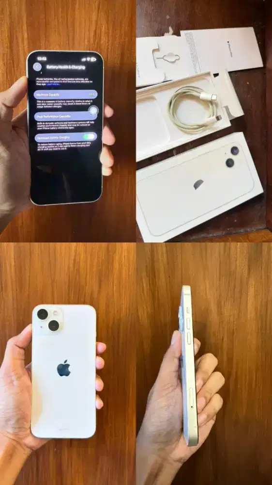 JUAL iPhone 13 128GB Starlight - BONUS CASE