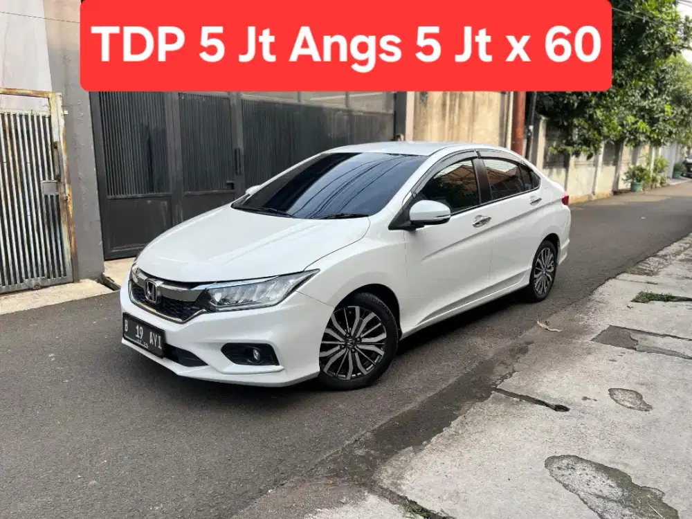 TDP 5 Jt Angs Termurah All New City E CVT 2020 Matic Putih Low Km