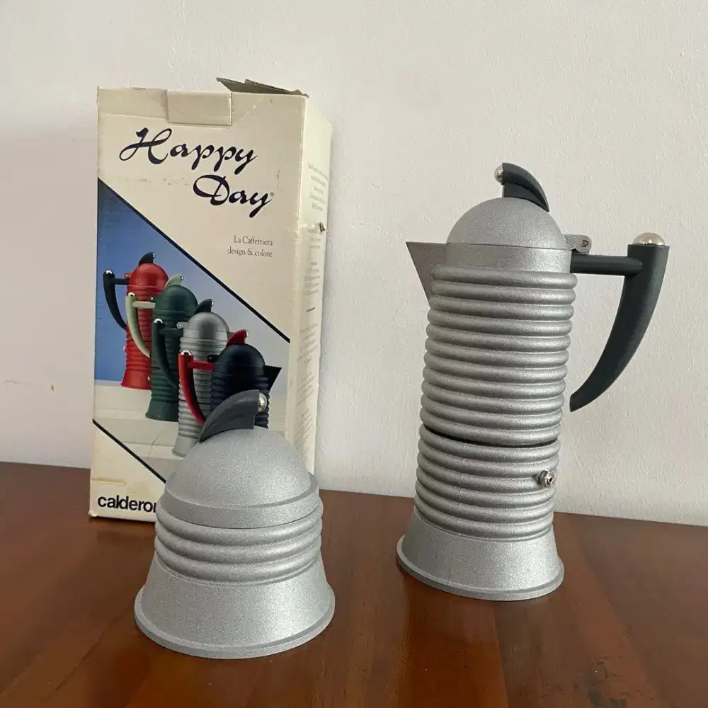 Calderoni Coffee Kompor Espresso Kopi Moka Pot Aluminiun