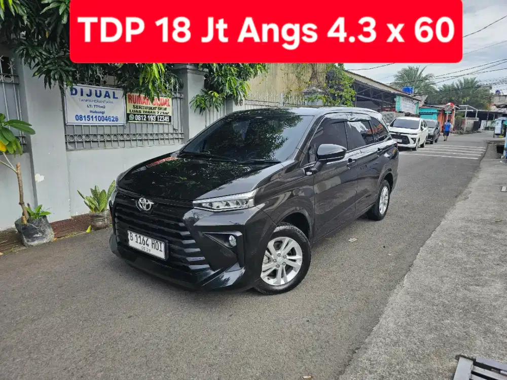 TDP 18 Jt Angs Termurah All New Avanza E 2024 Matic Hitam Low Km