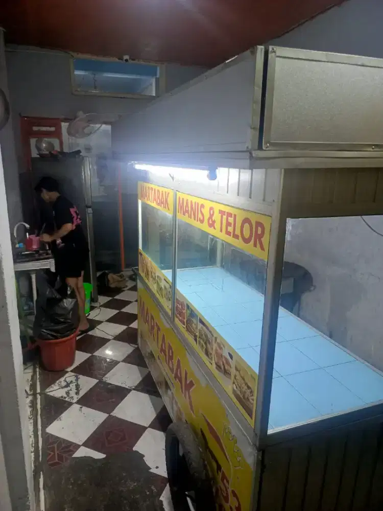 Jual grobak bekas martabak