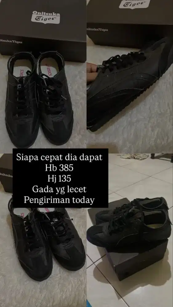 ONITSUKA TIGER BLACK