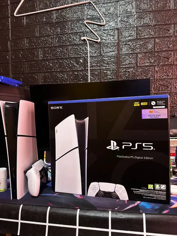 ps 5 slim digital resmi indo fullset dusbook dan garansi masih hidup