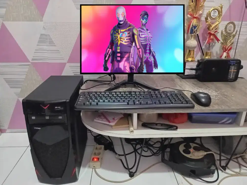 PC GAMING DESIGN + LCD + RAM 8 GB + VGA 1 GB + HD 500 GB + GAMES APP