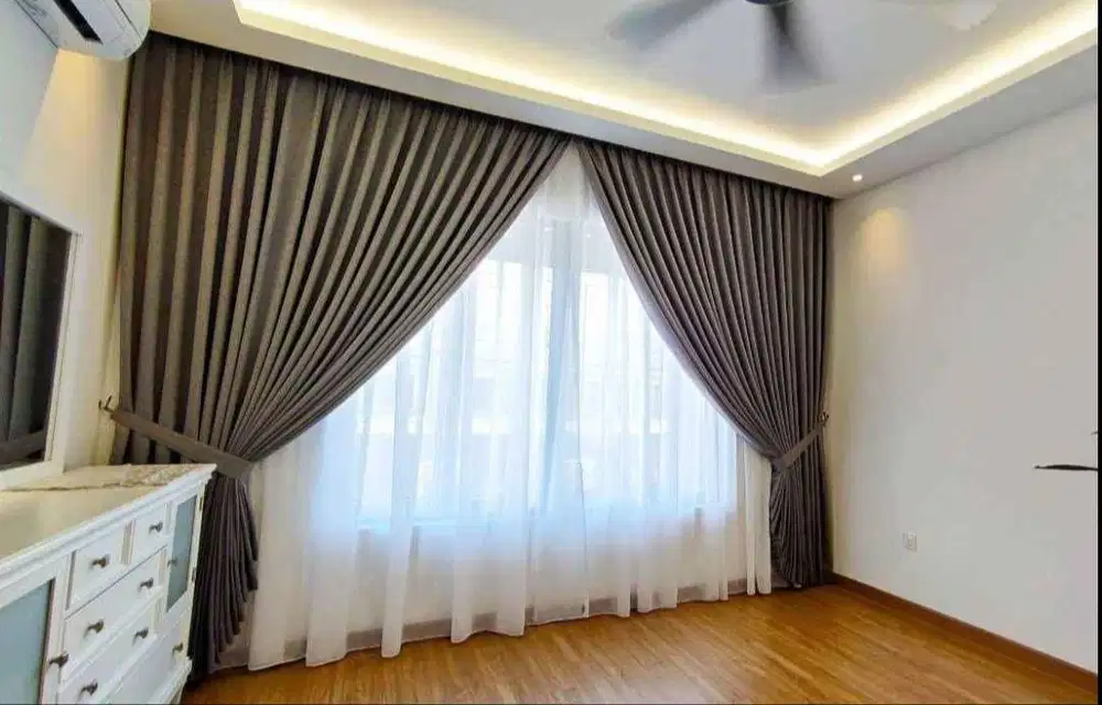 Penjual Gorden Blackout Pasang Skat Klinik Hordeng Gordyn Vitrase