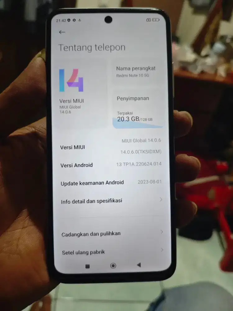 Xiaomi redmi note 10 5g 4/128 hp charger