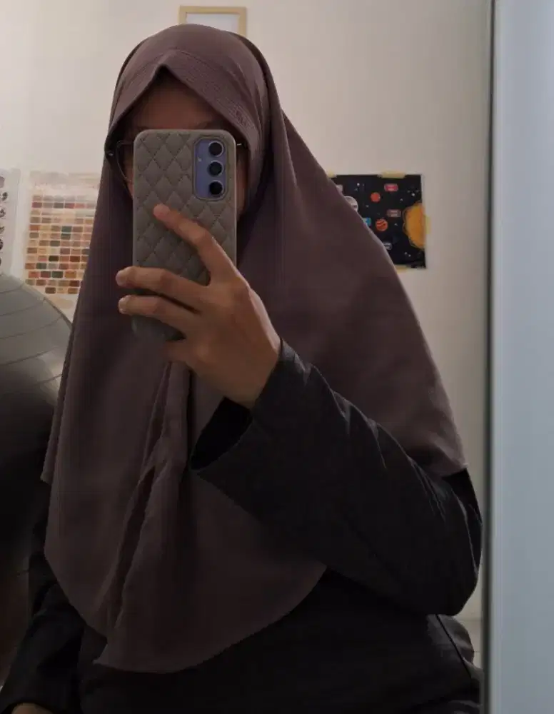 PRELOVED Jilbab / Kerudung Rabbani warna Lilac