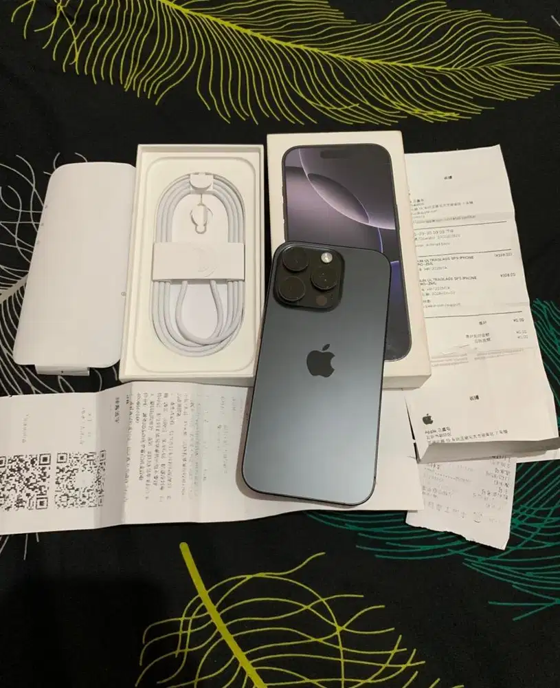 IPHONE 16 PRO 256GB FULL ORI BH 98% CUKAI