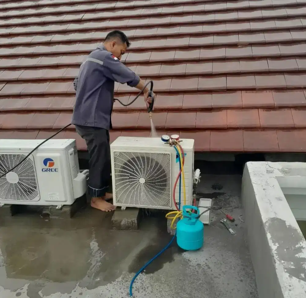 Jasa perbaikan AC kulkas mesin cuci pompa air