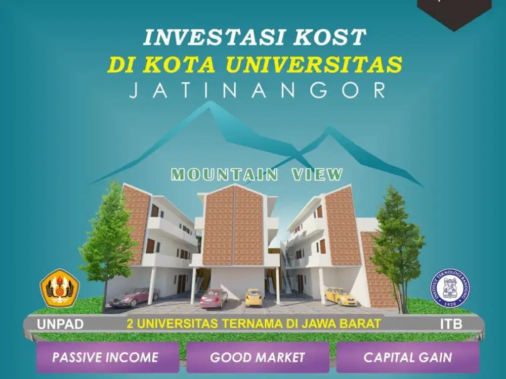 Rumah Kost Cuan 8KT 8KM Type 140/100 Profitable Full Akses Strategis Jatinangor Sumedang Jawa Barat