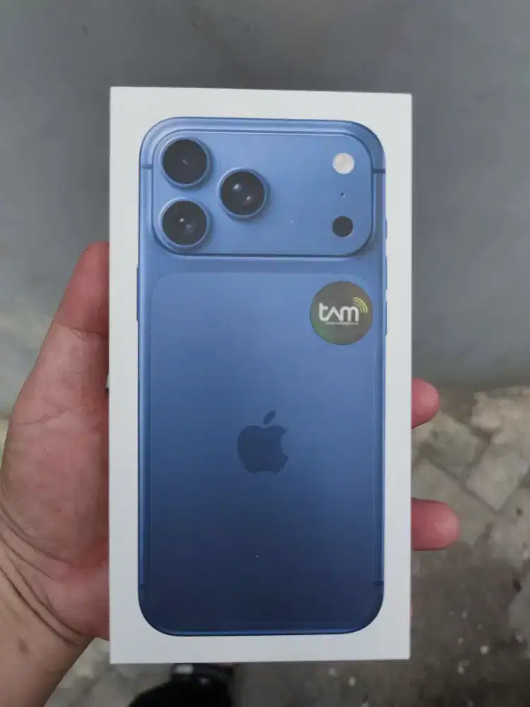 iPhone 17 pm 256 GB blue resmi tam