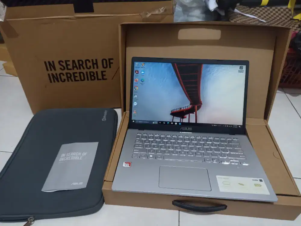 Laptop ASUS model slim Ram 8gb