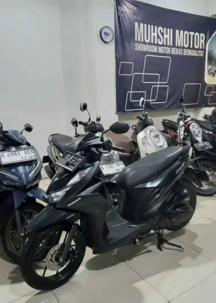 BEAT DELUXE CBS ISS 2022, SEPERTI BARU, MUHSHI MOTOR.