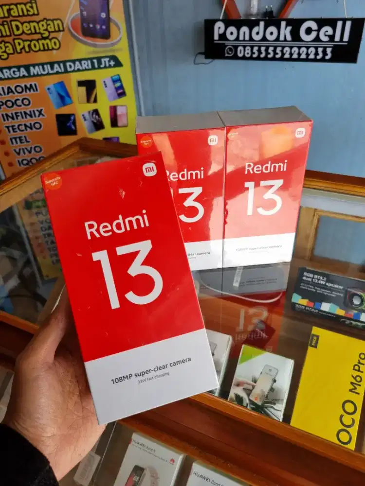 REDMI 13 8/128 NFC ORIGINAL GARANSI RESMI BARU SEGEL