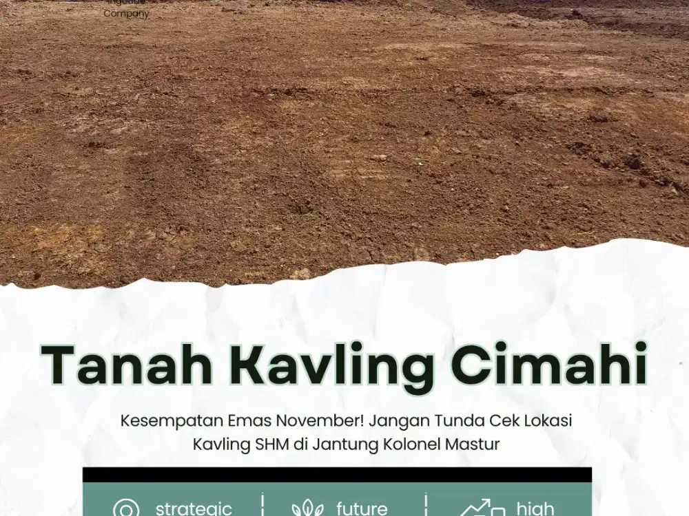 Harga Naik Senin Depan! Kavling View Terbaik Cipageran Cimahi, Wajib Cek Lokasi Hari Ini!