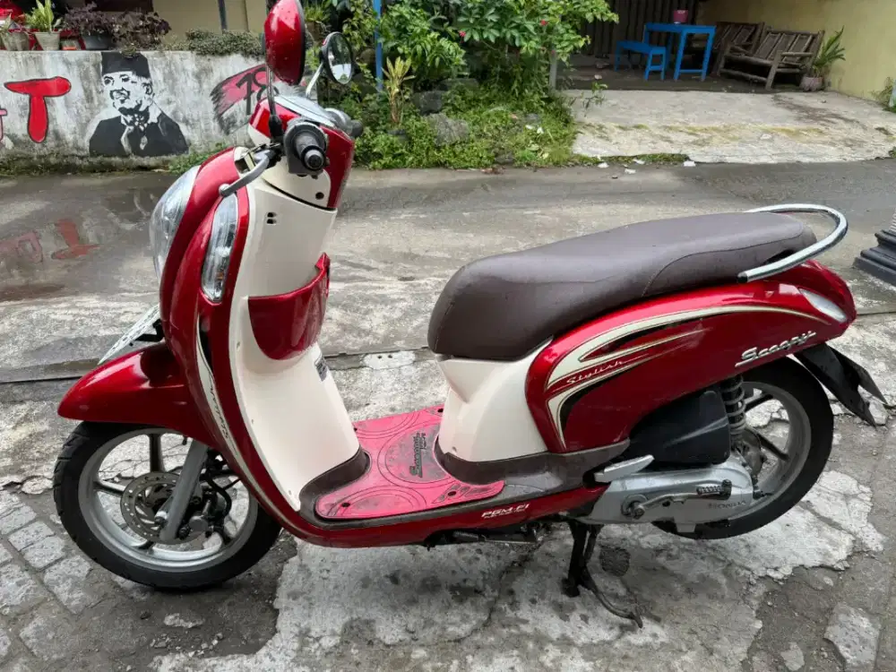 Honda Scoopy injeksi THN 2014 plat AB sleman