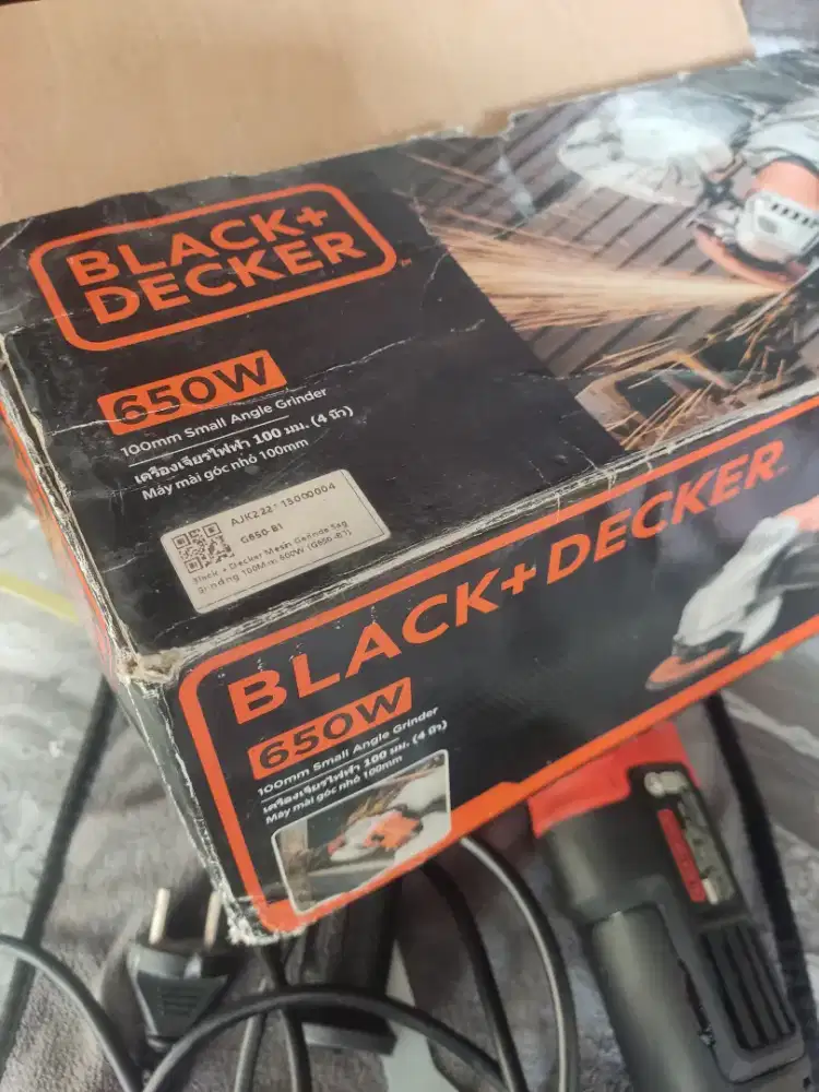 Gerinda black and decker Bekas sekali pemakaian