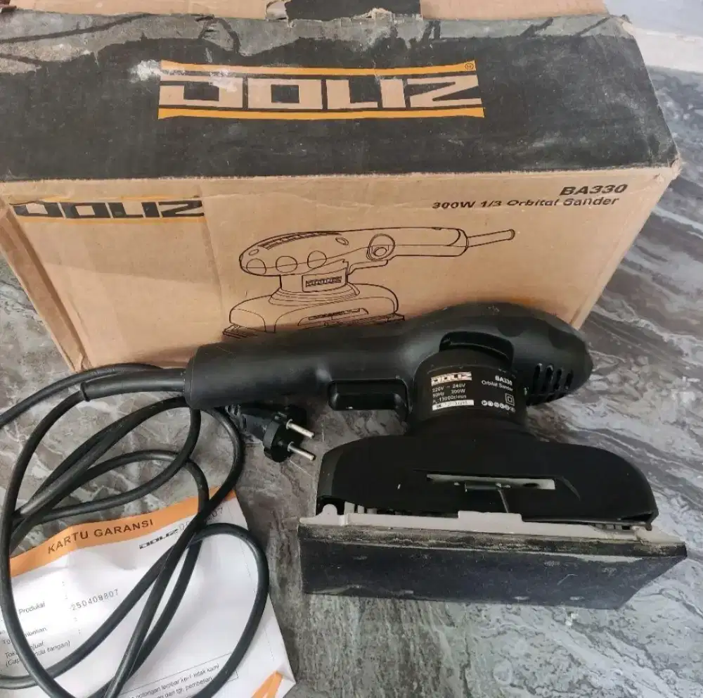 Doliz Mesin Amplas BA 330 Finishing Sander Doliz BA330