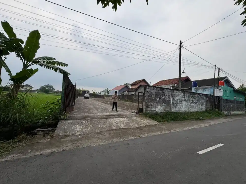 Tanah Jogja Dekat HYATT dan UGM di Kaliurang KM 8